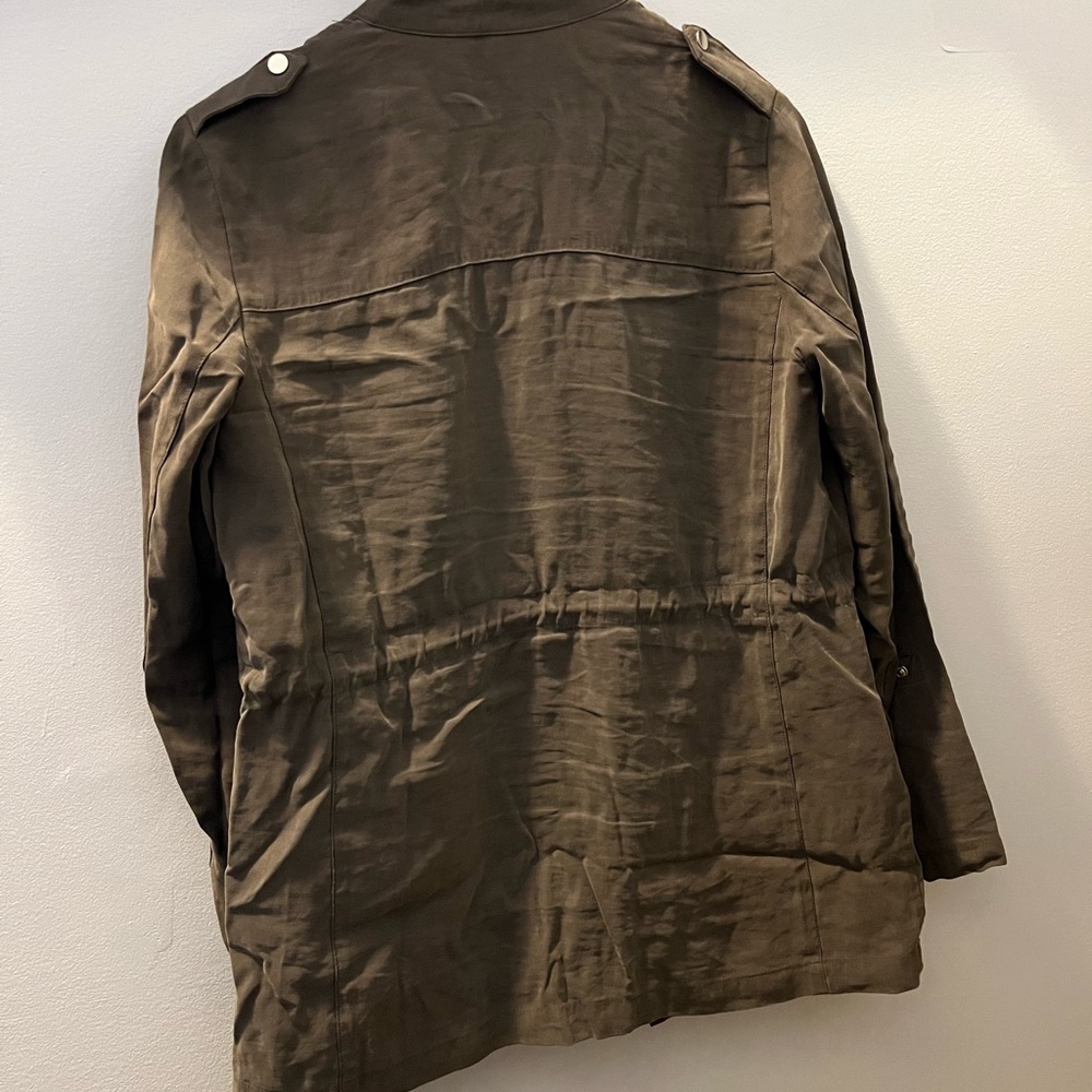 Zara Olive Military Field Jacket
